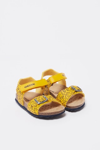 Sandales Chalki Jaune et bleu marine
