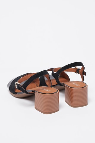 Sandales à talons en nubuck New Marykarmen - Noir