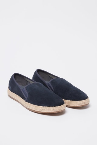 Slip-on en nubuck Pantelleria Bleu marine