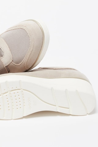 Slip-on compensés en nubuck Ilde Taupe