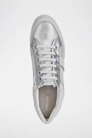 Baskets en cuir Myria Ecru