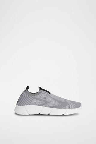 Baskets-chaussettes Aril Gris et noir