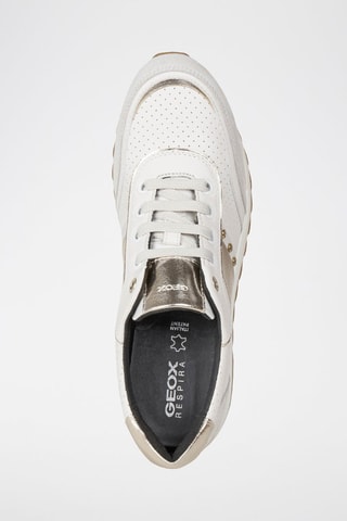 Baskets en nubuck Tabelya - Blanc cassé et argenté