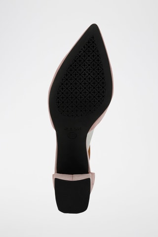 Escarpins en cuir nappa Bigliana Vieux rose