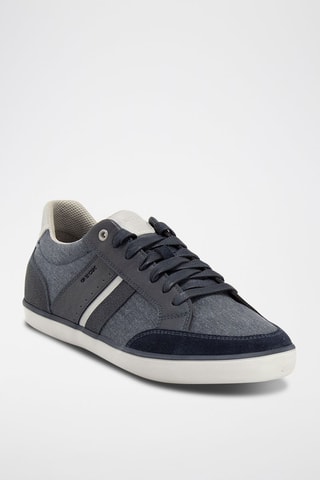 Baskets en cuir Elver Bleu marine
