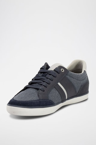 Baskets en cuir Elver Bleu marine