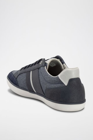 Baskets en cuir Elver Bleu marine