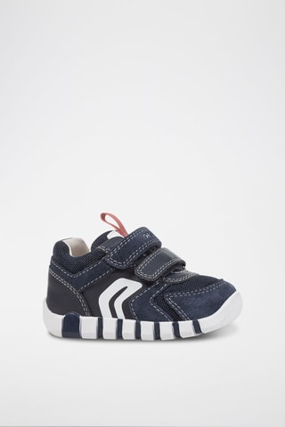 Baskets en nubuck Iupidoo - Bleu et blanc