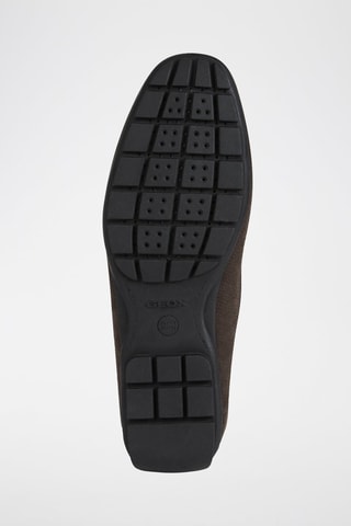 Mocassins en nubuck Moner Marron foncé