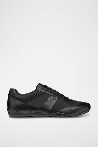 Baskets en cuir Wells - Noir