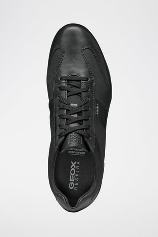 Baskets en cuir Wells - Noir