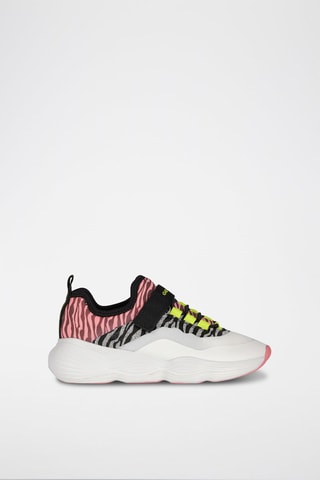 Baskets Bubblex - Blanc et rose
