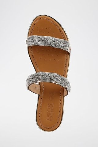 Mules en cuir Sozy - Doré