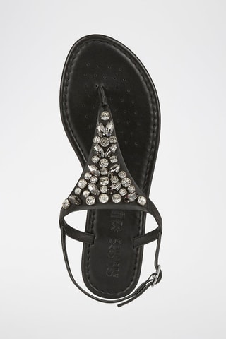 Sandales en cuir Sozy - Noir