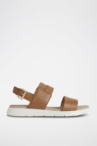 Sandales en cuir Dandra Camel