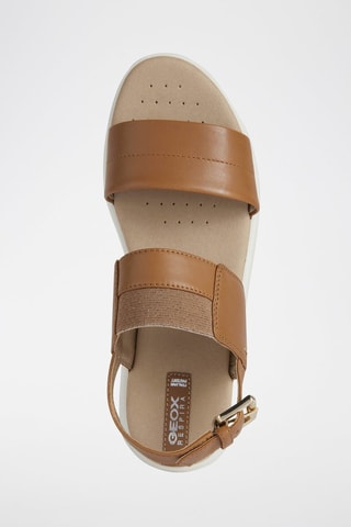 Sandales en cuir Dandra Camel