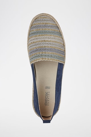 Espadrilles Modesty en nubuck Bleu et doré