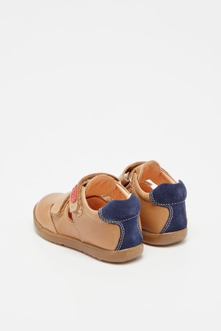 Bottines en cuir - Camel