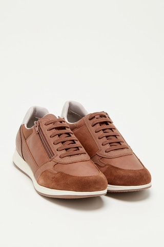 Baskets en cuir Avery - Camel