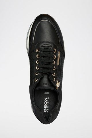 Baskets plateformes en cuir Kency - Noir