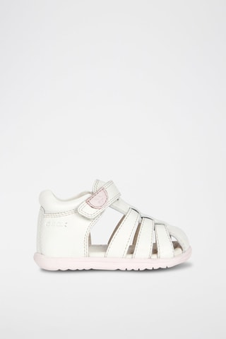 Sandales en cuir nappa Macchia - Blanc