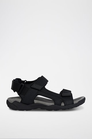 Sandales en cuir Terreno - Noir