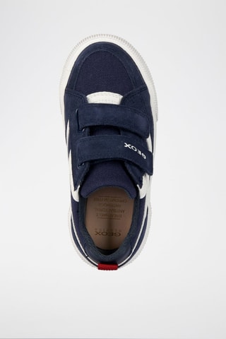Baskets en nubuck Alphabeet - Bleu