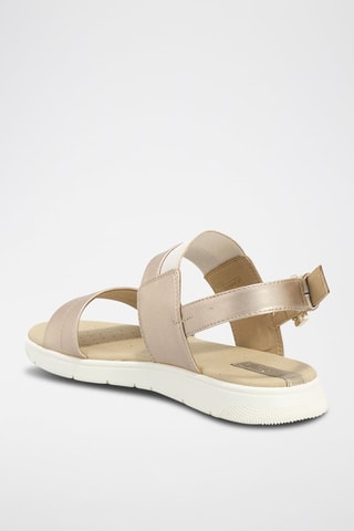 Sandales en cuir Dandra - Beige
