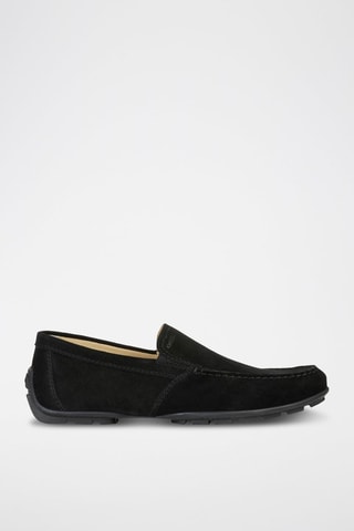 Mocassins en nubuck Moner - Noir