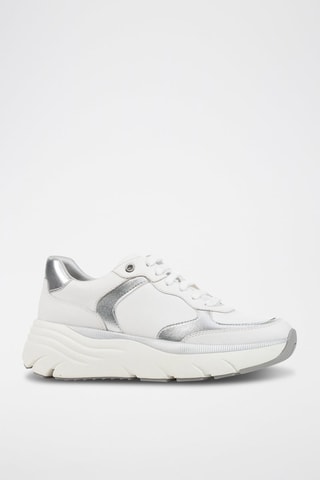 Baskets en cuir Diamanta - Blanc