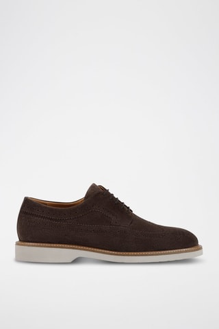 Derbys en nubuck Gubbio - Marron