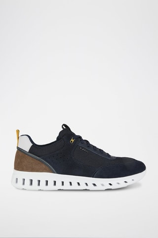 Baskets en nubuck Outstream - Bleu