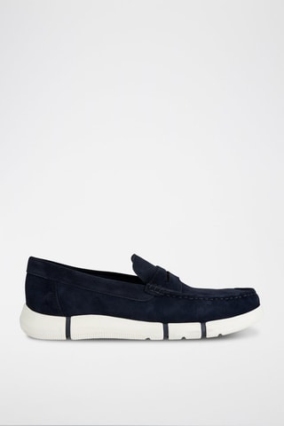 Mocassins en nubuck Adacter - Bleu