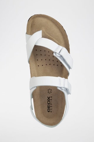 Sandales en cuir nappa Brionia - Blanc