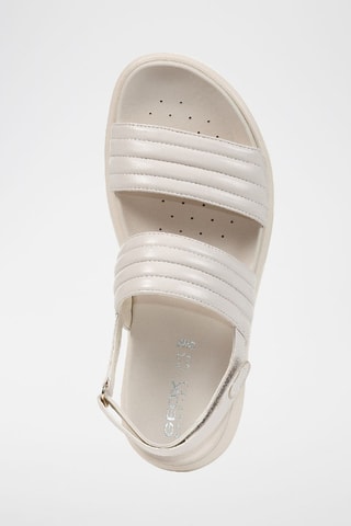 Sandales en cuir de mouton D Xand - Ecru