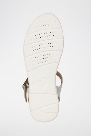Sandales en cuir nappa D S. Hiver B - Gris clair