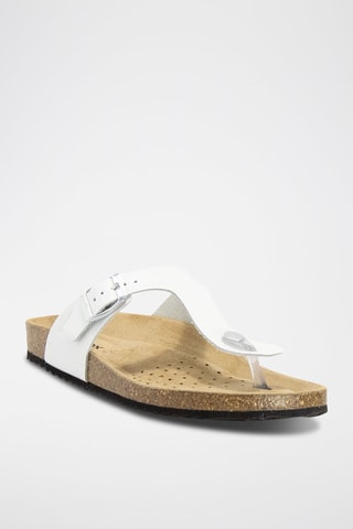 Sandales en cuir Brionia - Blanc 