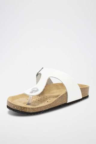 Sandales en cuir Brionia - Blanc 