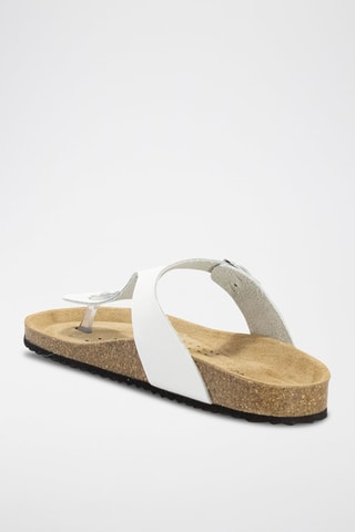 Sandales en cuir Brionia - Blanc 