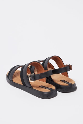 Sandales en nubuck Dandra - Noir