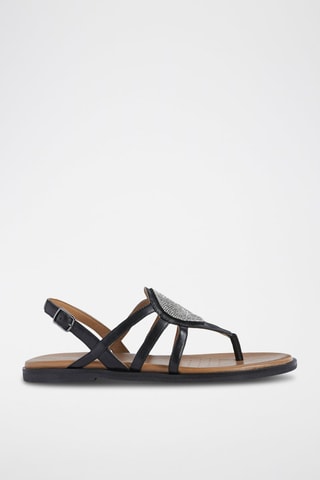 Sandales en cuir Naileen - Noir