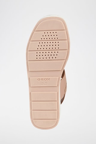 Sandales compensées en cuir de mouton nappa Rosita B - Nude