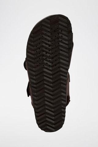 Sandales en nubuck Brionia - Marron foncé