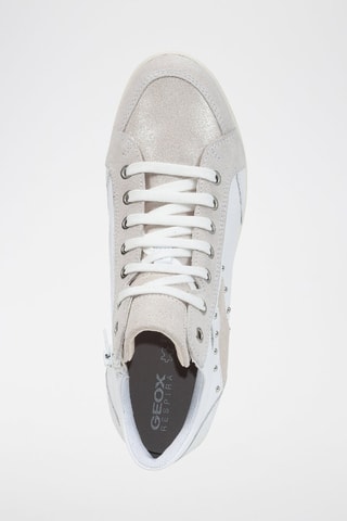 Baskets montantes en nubuck Myria - Blanc et blanc cassé