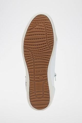 Baskets montantes en nubuck Myria - Blanc et blanc cassé