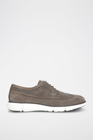 Derbys en nubuck Adacter - Gris
