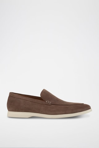 Mocassins en nubuck Venzone - Taupe