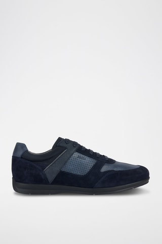 Baskets en nubuck Adrien - Bleu