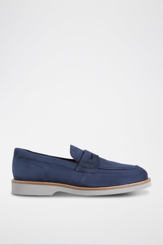 Mocassins en nubuck Gubbio - Bleu