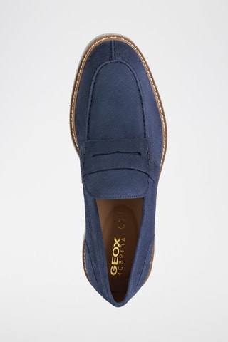 Mocassins en nubuck Gubbio - Bleu